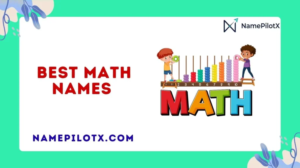 Best Math Names 