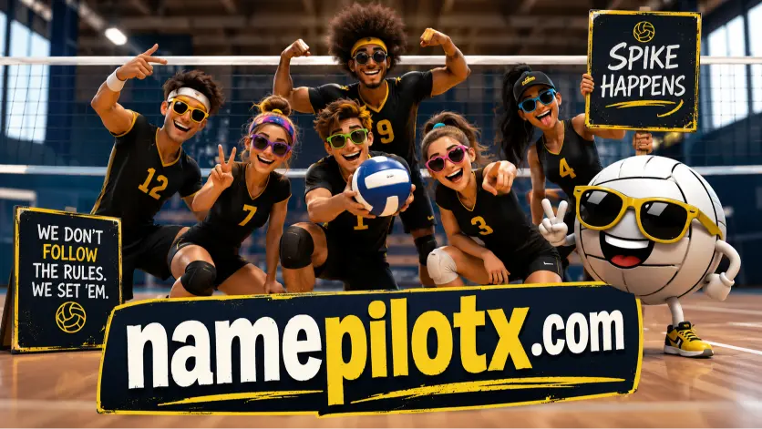 Funny Awesome Volleyball Team Names