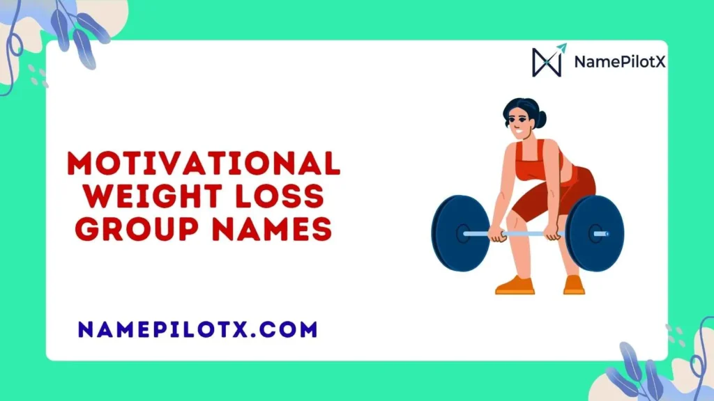 Motivational Weight Loss Group Names