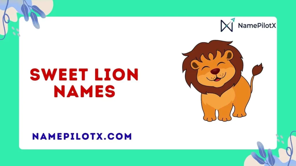 Sweet Lion Names