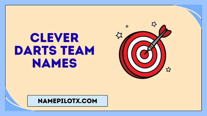 clever darts team names