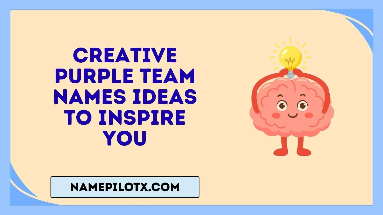creative purple team names ideas to inspire you