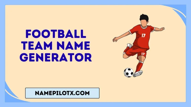 football team name generator