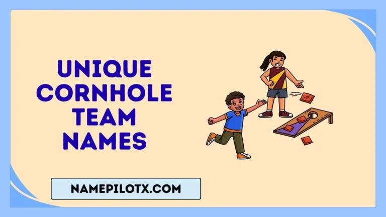 unique cornhole team names