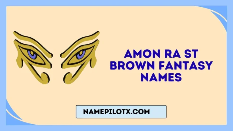 Amon Ra St Brown Fantasy Names