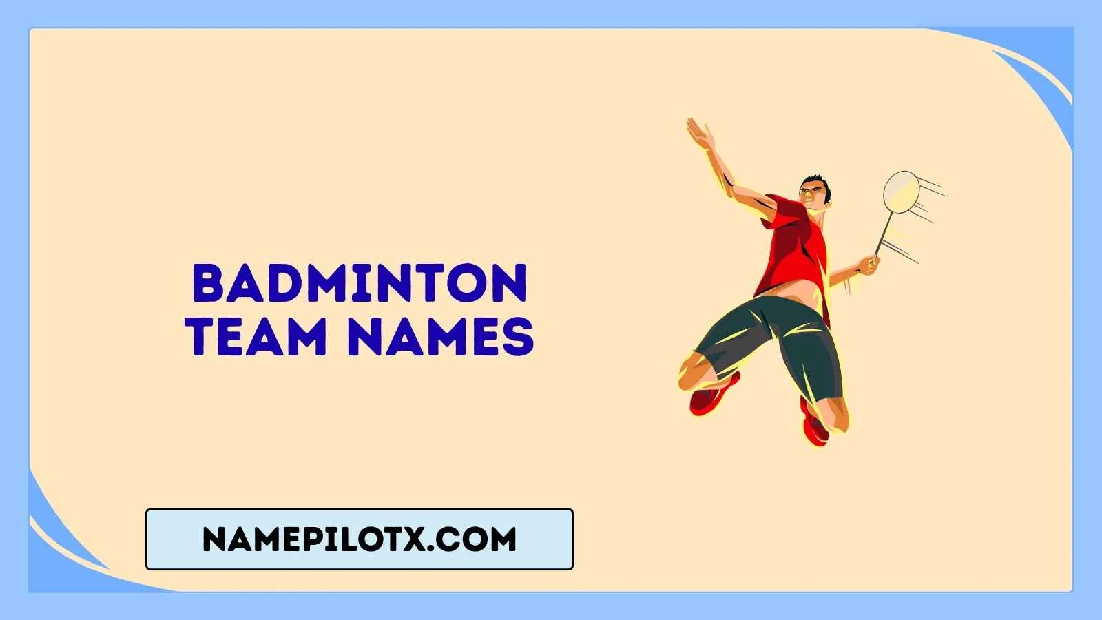 badminton team names