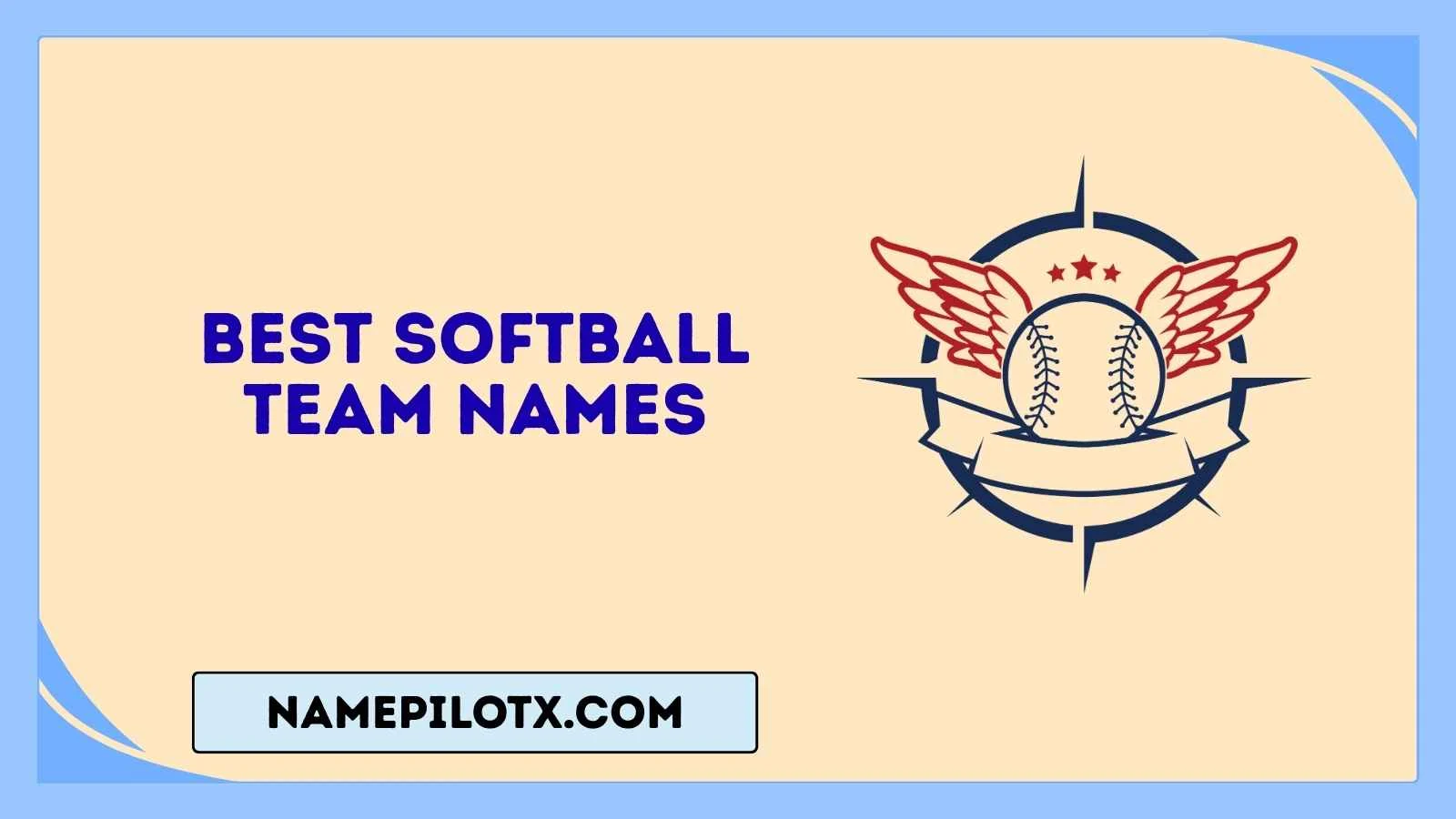 best softball team names