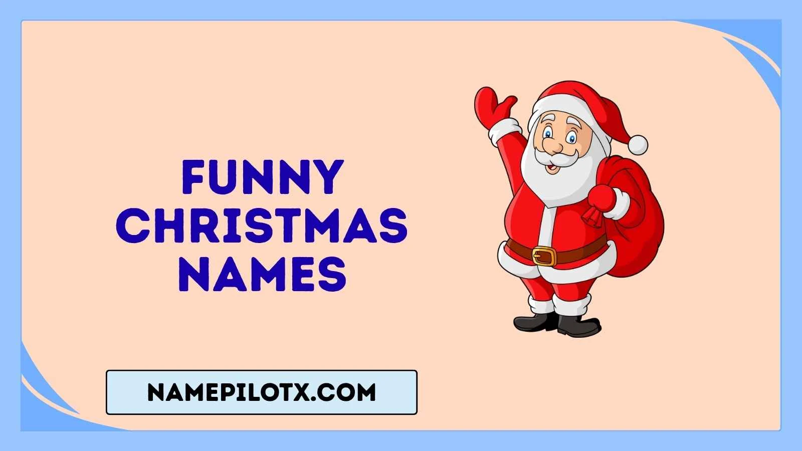 funny christmas names