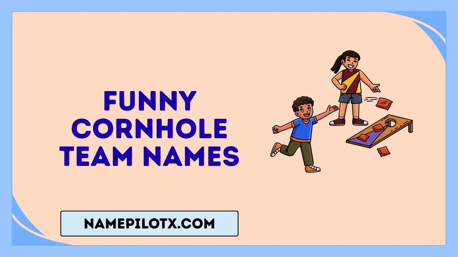 funny cornhole team names