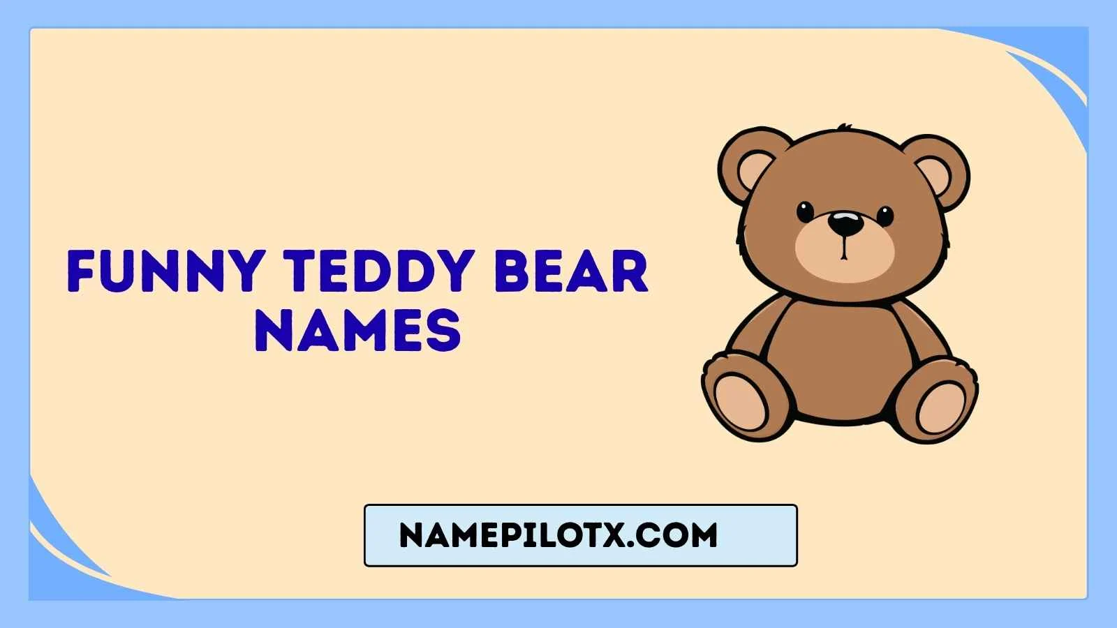 funny teddy bear names