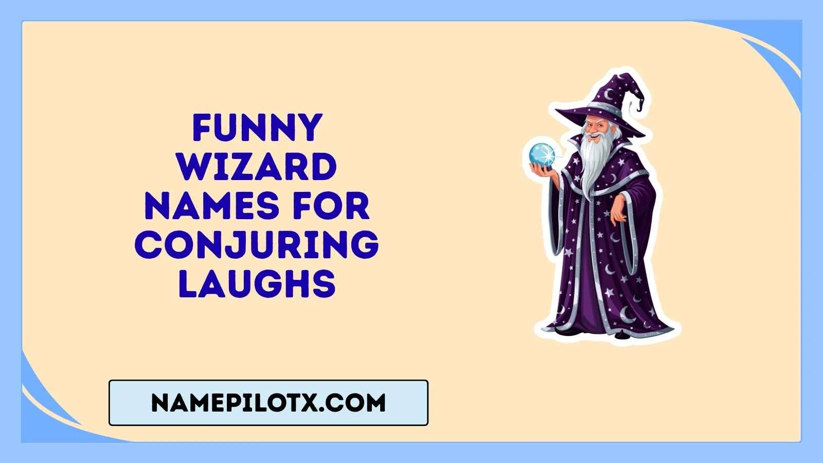 funny wizard names for conjuring laughs