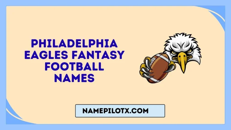 Philadelphia Eagles Fantasy Football Names