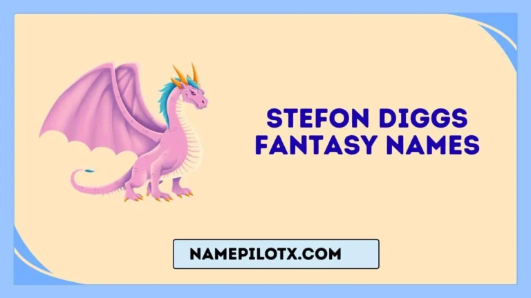 Stefon Diggs Fantasy Names