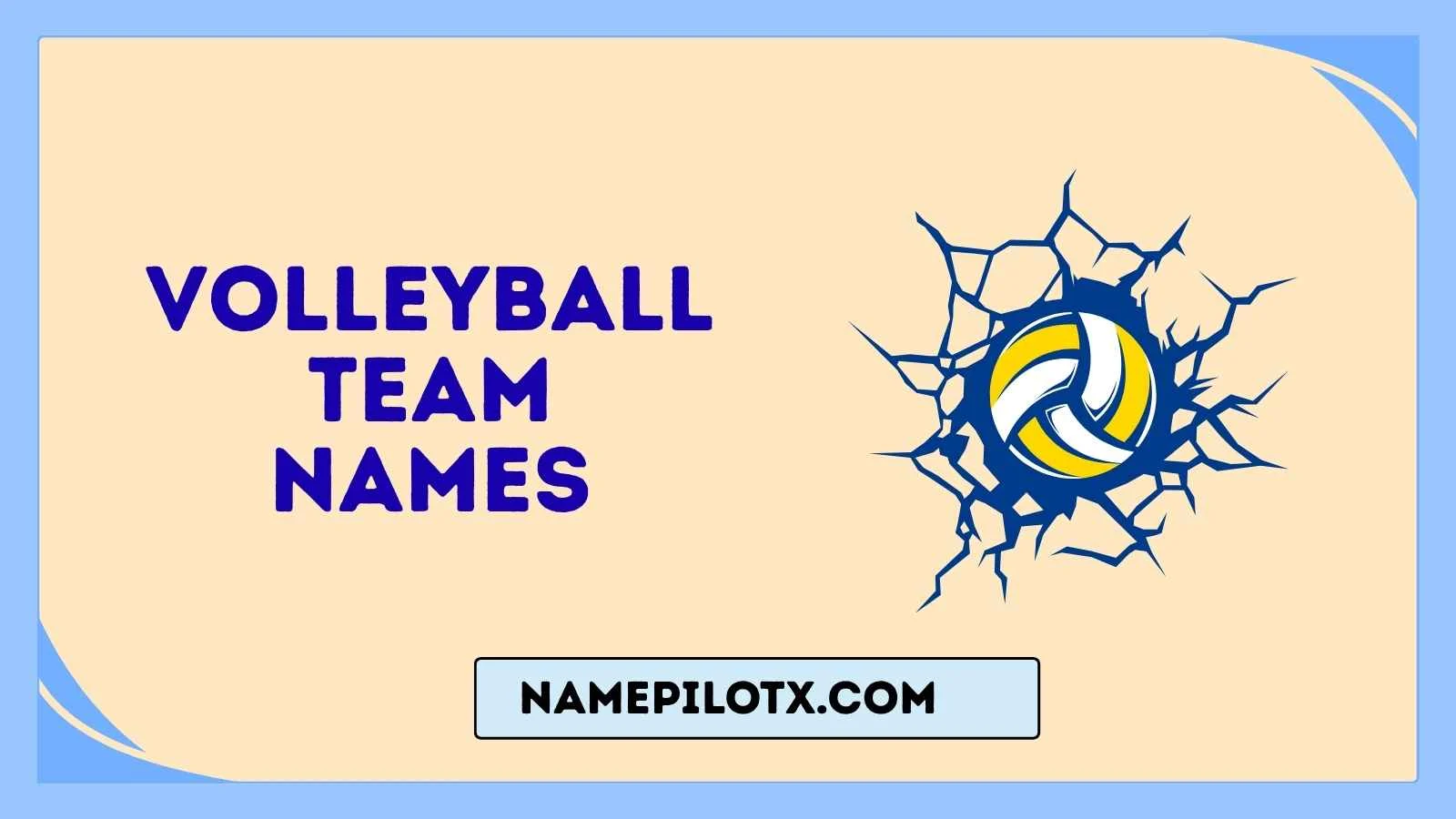 Volleyball Team Names