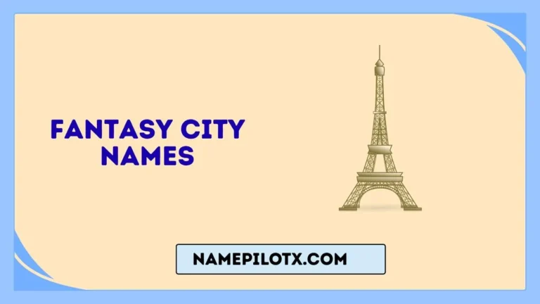 Fantasy City Names