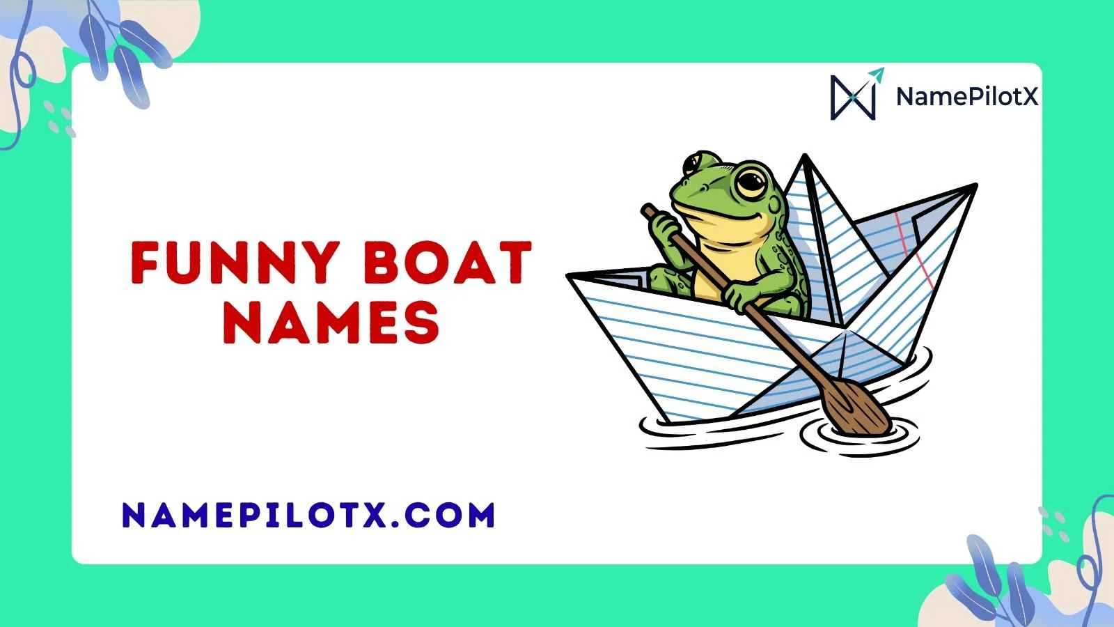 Funny Boat Names