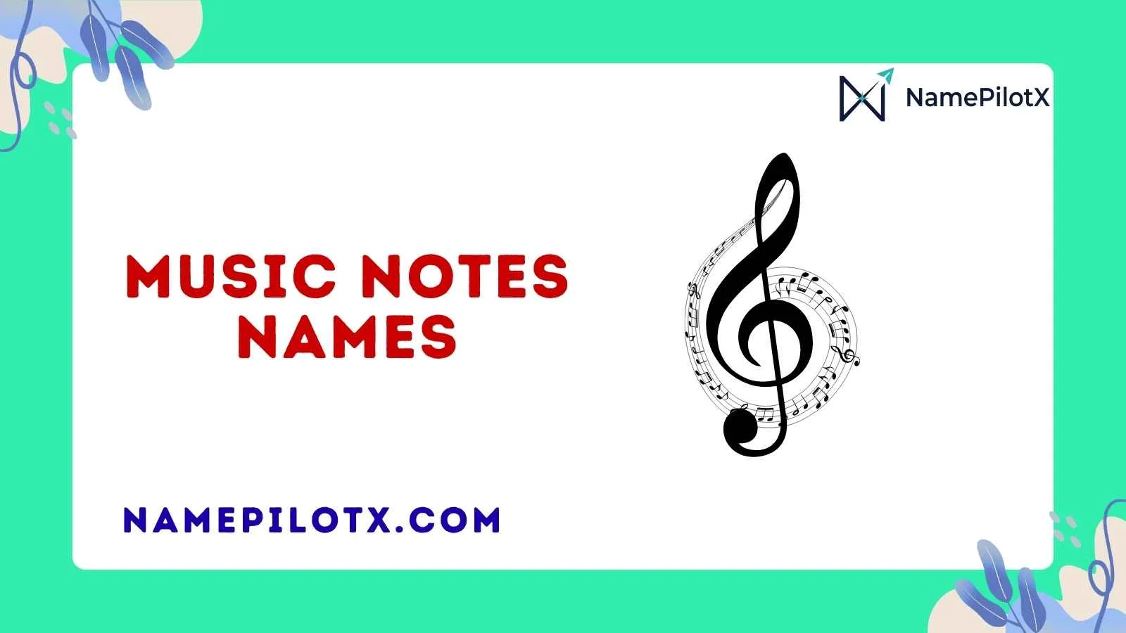 Music Notes Names