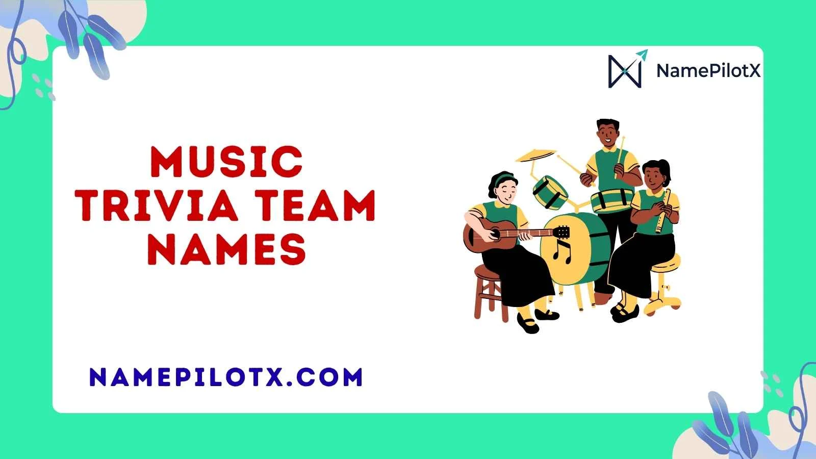 Music Trivia Team Names