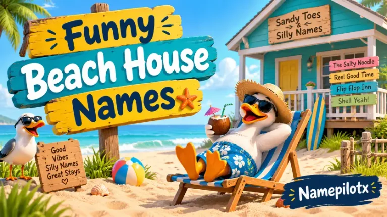 funny beach house names