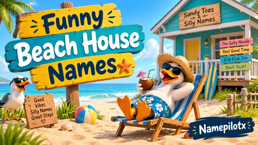 funny beach house names