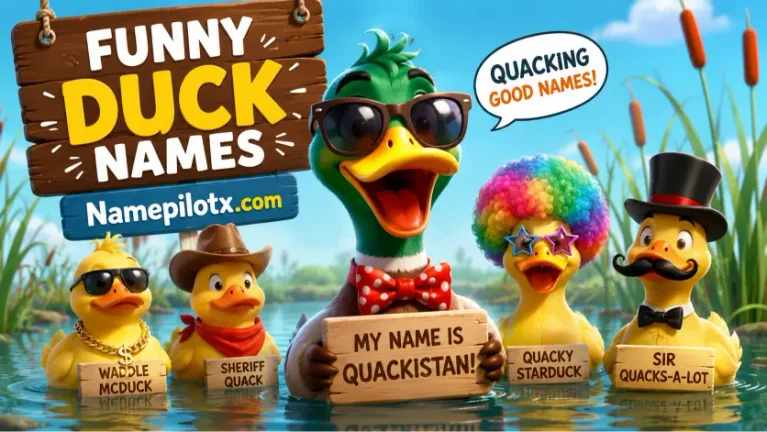 funny duck names