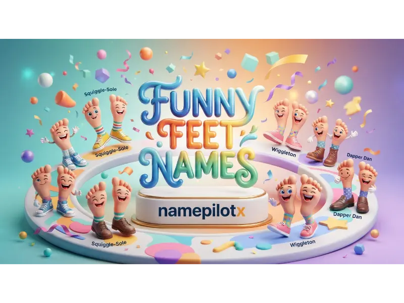 funny feet names