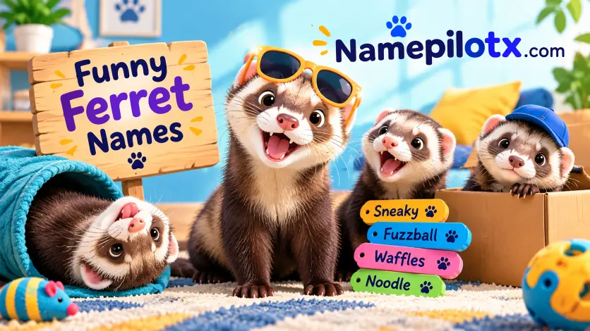 funny ferret names