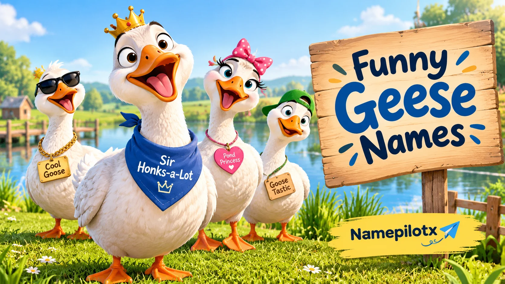 funny geese names