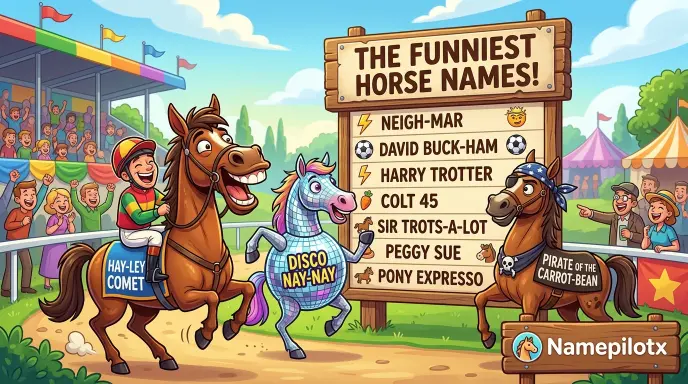 funny horse names