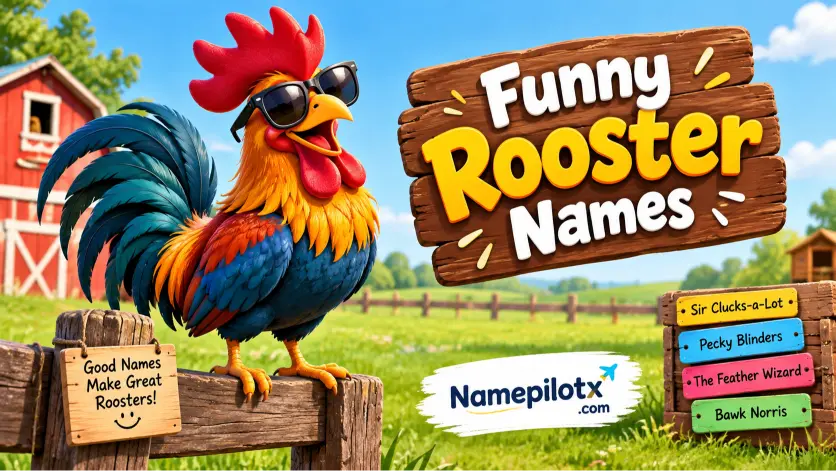 funny rooster names
