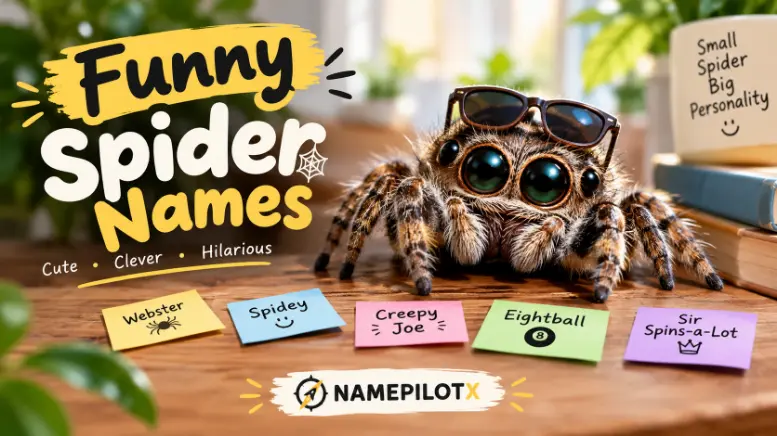 funny spider names