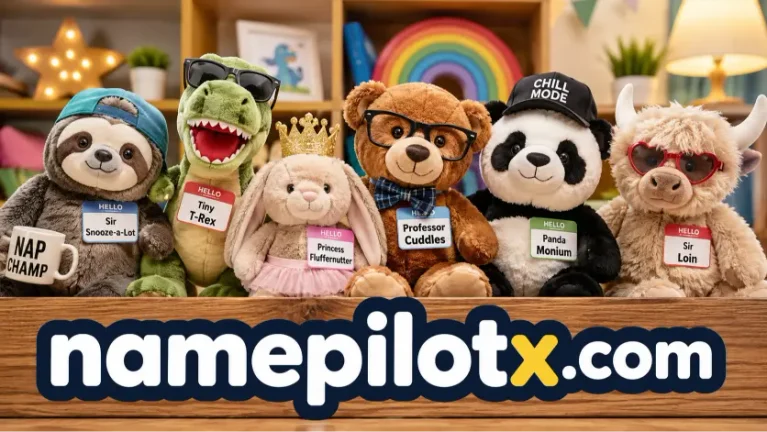 funny stuffed animal names
