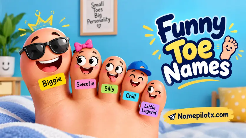funny toe names