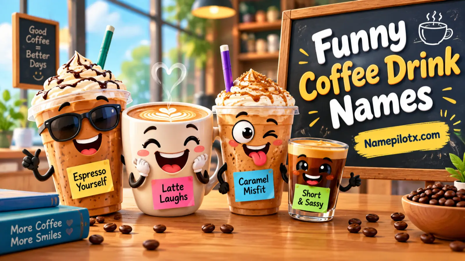 funny coffee drink names