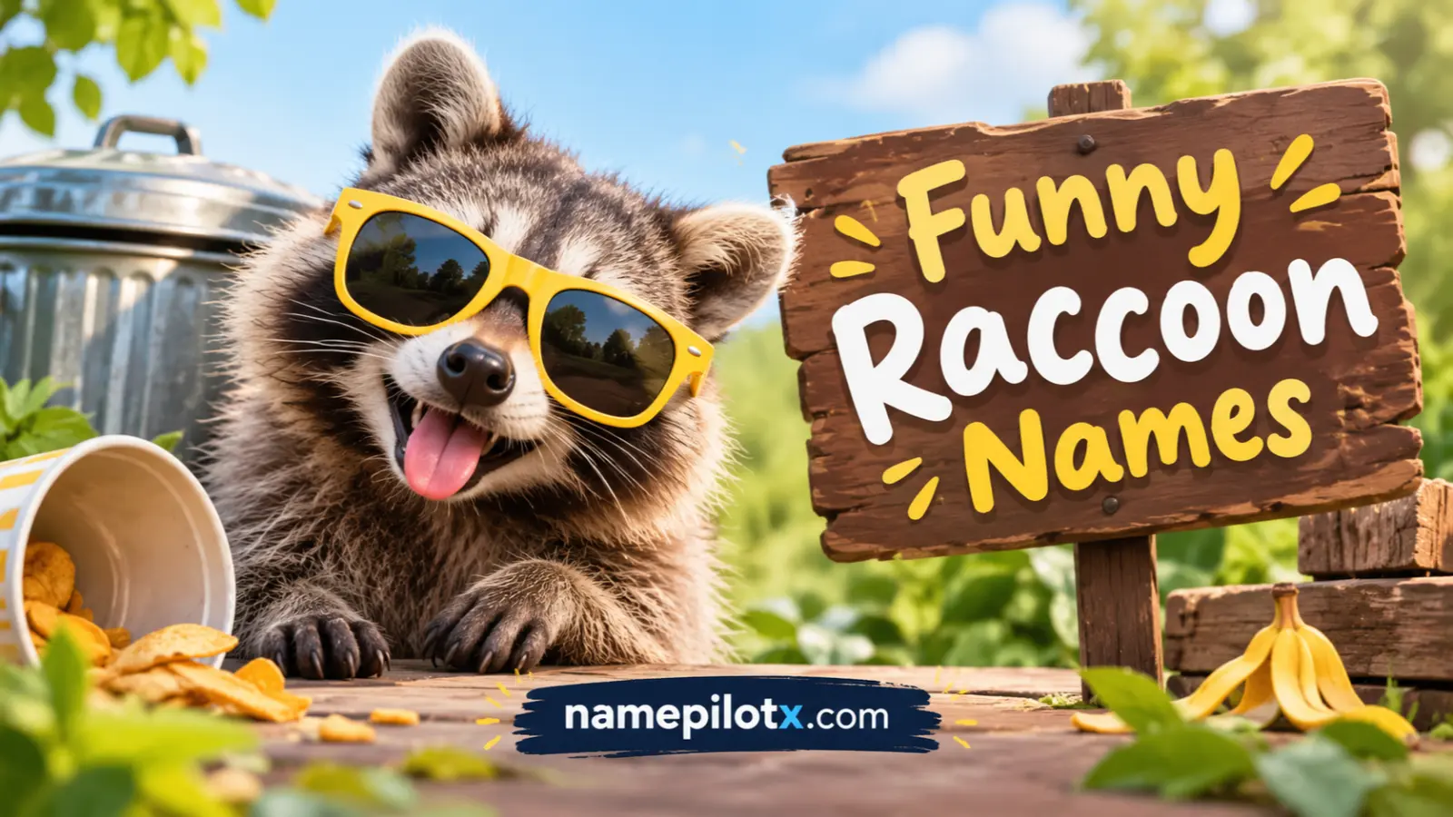 funny raccoon names